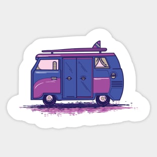 van life is always cool Sticker